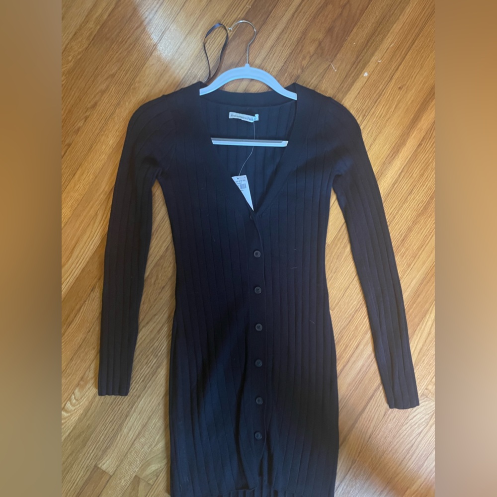 Abercrombie tight black mini dress